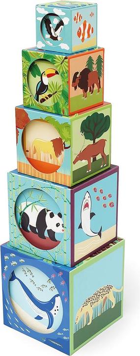 Produktbild Scratch Stapel Pyramide Zootiere