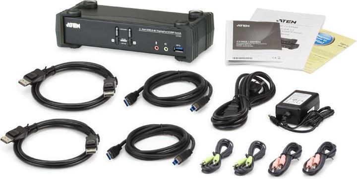 Image du produit Aten CS1922 2-Port USB 3.1 Gen 1 4K DisplayPort 1.2 KVM