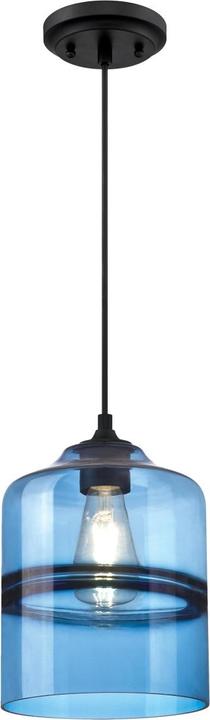 Actual product image Westinghouse Pendant Light Soren Black / Sapphire (E27)