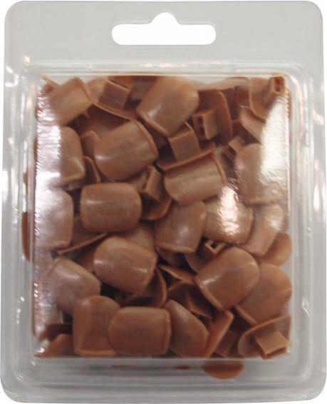 Actual product image You Nails Replacement Nail Tips for Nail Trainer Practice Hand 100 Tips (Nail lutensil, Brown)