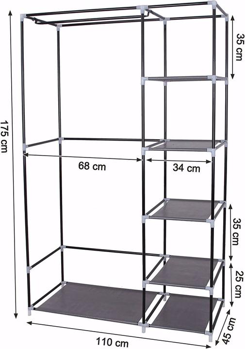 Produktbild Songmics Miranda (110 x 45 x 175 cm)