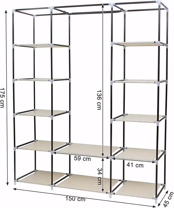 Actual product image Songmics Wardrobe