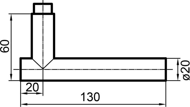 Produktbild Glutz Türdrücker 5094 (Türgriff)