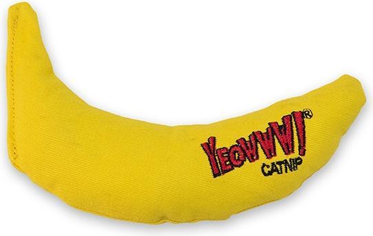 Produktbild Yeowww Banane 18cm mit Katzenminze gefüllt (Katzenminzespielzeug)