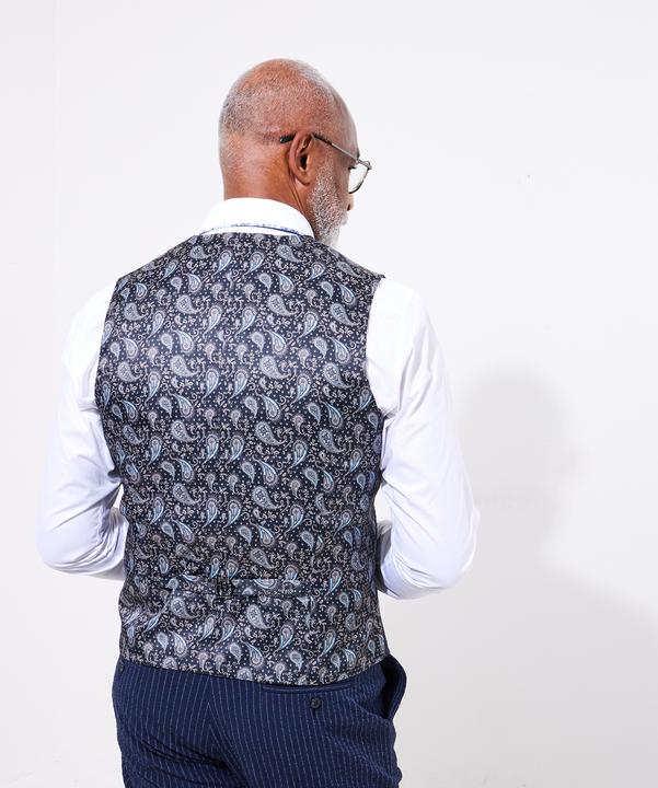 Actual product image Joe Browns Pinstripe Seersucker Suit Waistcoat (60)