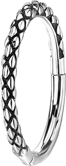 Produktbild Star Piercing Micro Segmentring klappbar silber Eidechsenhaut (ohne Messing, Chirurgenstahl 316L)