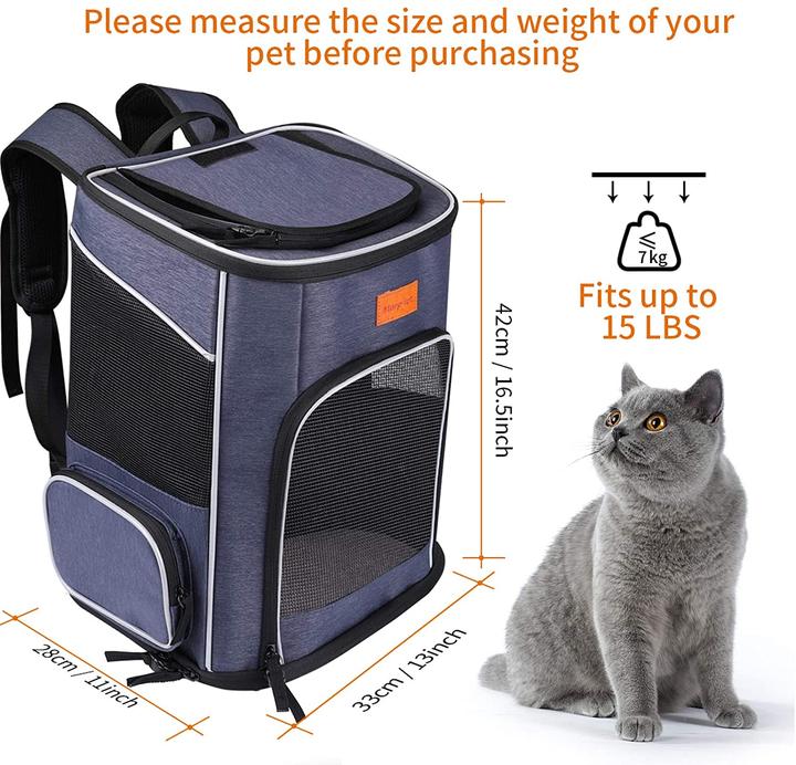 Image du produit Morpilot Sac à dos pour chats (Chien, Chat, Pliable)