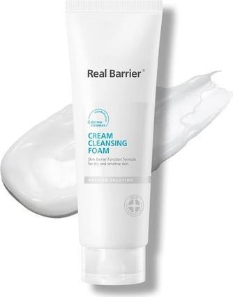 Real Cream Cleansing Foam Gentle Sulfate-Free Amino Acid Moisturizing Face Cleansing Foam 4.05 Fl. Oz. 12 (Reinigungsmilch)