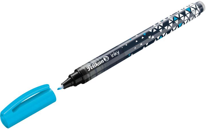 Produktbild Pelikan Tintenschreiber inky 0.5mm 817318 Neon Blau (Neon Blau, 10 x)