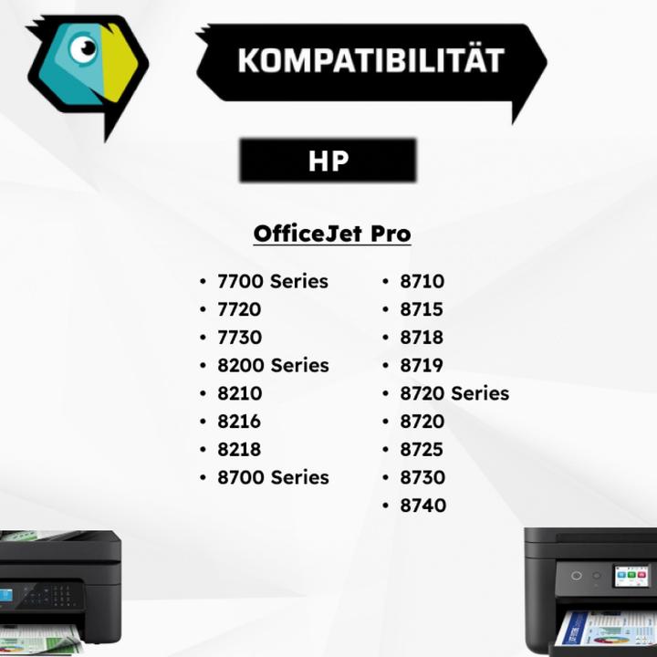 Produktbild Inkadoo Kompatibel Tinte für HP F6U13AE / 953 OfficeJet Pro 7700, 7720, 7730, 8200, 8700, 8720 (M)