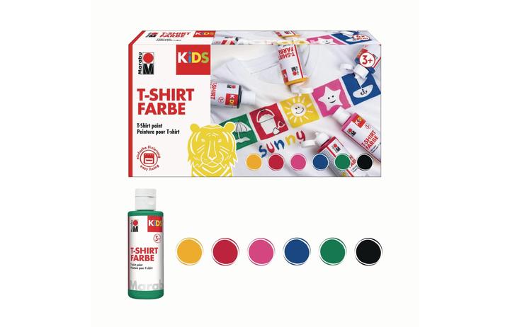 Produktbild Marabu Textilfarbe (Mehrfarbig, 80 ml)