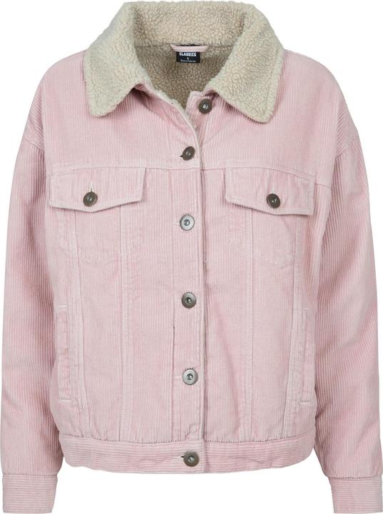 Urban Classics Ladies Oversize Sherpa Corduroy Jacket (XL)