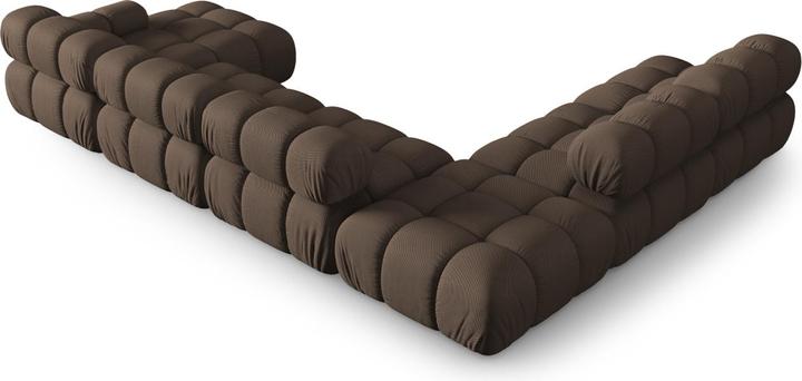Actual product image Micadoni Modular Panoramic Left Corner Sofa, "Bellis", 7 Seats, 376x282x70Made in Europe (Sofa landscape)
