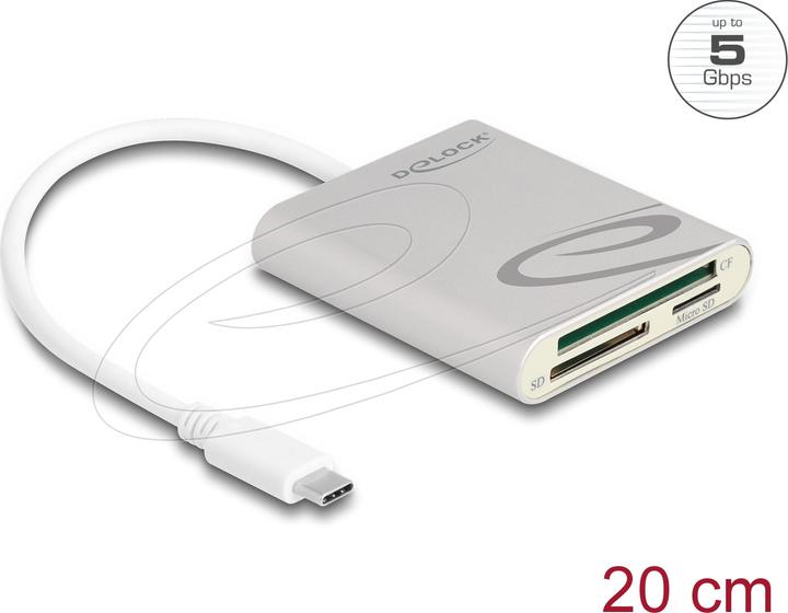 Actual product image Delock Card Reader USB Type-C (USB-C)