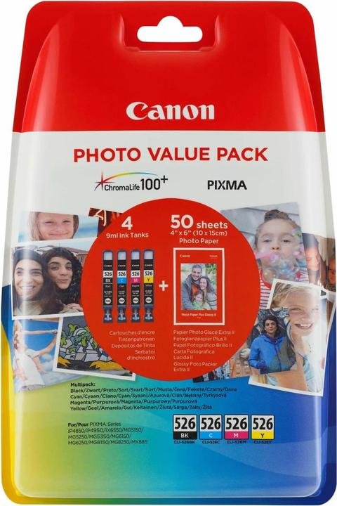Image du produit Canon CLI-526 (M, Y, C, CF)