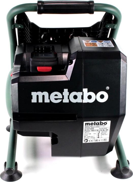 Produktbild Metabo Power 160-5 18 LTX BL OF Akku Kompressor 18 V 8,0 bar Brushless + 2x Akku 10,0 Ah + (5 l)
