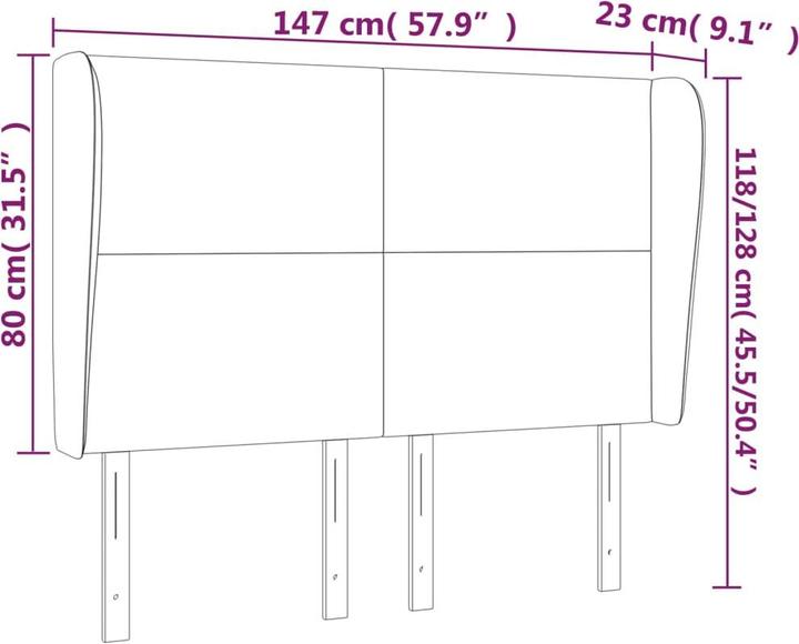 Produktbild VidaXL Franya (147 x 23 x 128 cm)