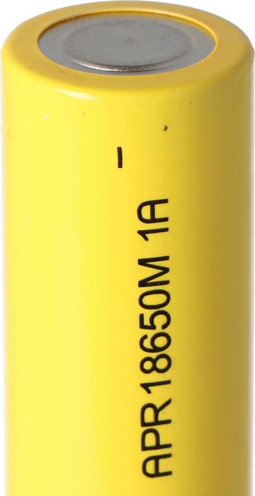 Actual product image AccuCell Battery A123 APR18650M1-A, LiFePo4 battery (18650, 1100 mAh)