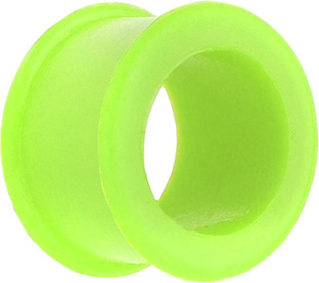 Image du produit Star Piercing Tunnel épais vert clair (Silicone, sans laiton)