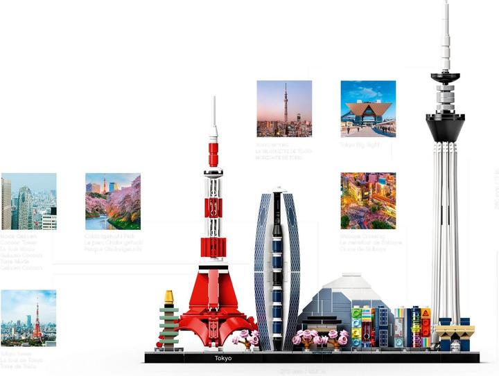 Actual product image LEGO Architecture End-Of-Live Set Tokio - 21051 NEU! Teile 547x (21051)