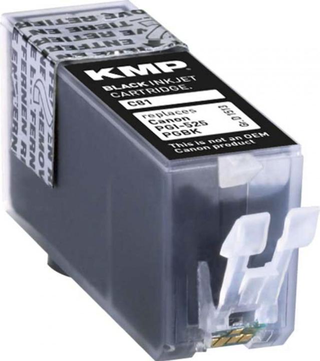 Actual product image KMP C81 Ink Cartridge compatible with PGI-525 PGBK (FC)