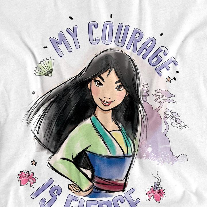 Produktbild Mulan My Courage Is Fierce TShirt (XXL)