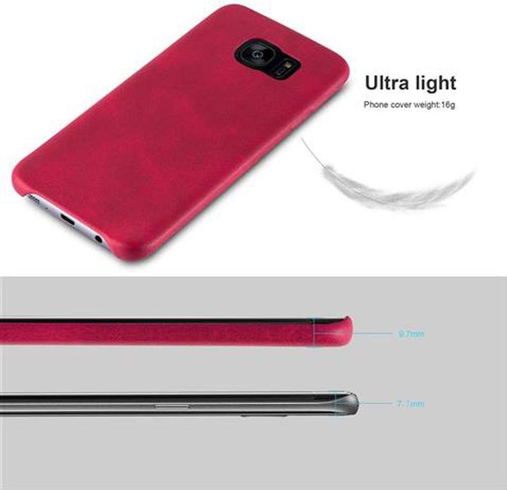 Produktbild Cadorabo Hard Cover Kunstleder mit Struktur (Samsung Galaxy S7 Edge)
