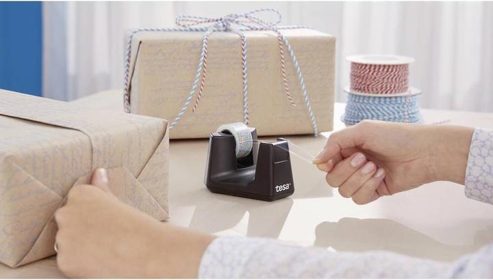 Actual product image tesa EASY CUT SMART adhesive tape dispenser for tables, with anti-slip technology, incl. 8 rolls of