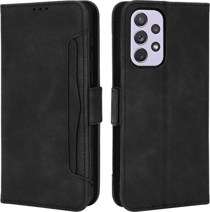 Cover-Discount Galaxy A53 5G - case with many card slots black (Samsung Galaxy A53 5G)