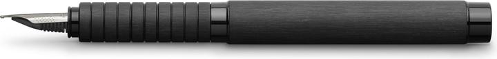 Actual product image Faber-Castell Castell 148482 - Essentio fountain pen, nib EF, aluminium black (Black, 1 x)