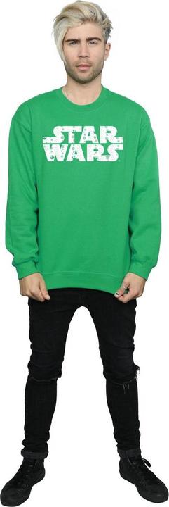 Actual product image Star Wars Mens Christmas Logo Sweatshirt (XXL)