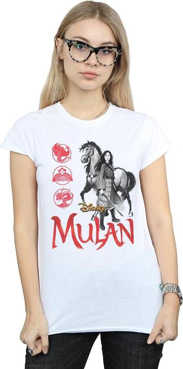Immagine prodotto Disney Mulan Movie Horse Pose Maglietta Donna (XL)