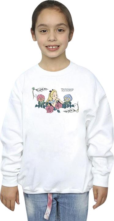 Produktbild Disney Alice im Wunderland Sweatshirt Mädchen What Kind Of Garden (104)