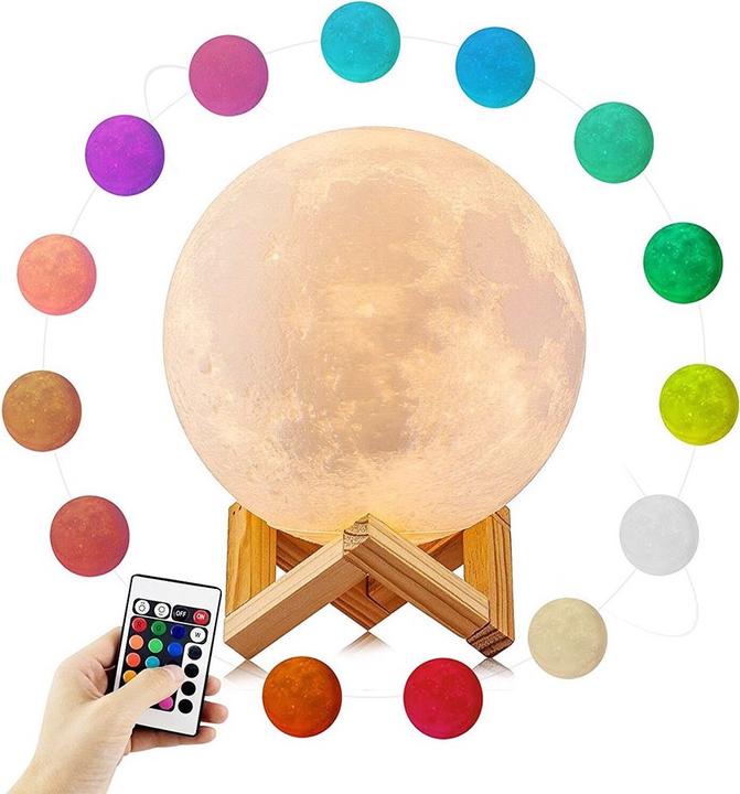 Actual product image Cover-Discount Moon lamp 3D
