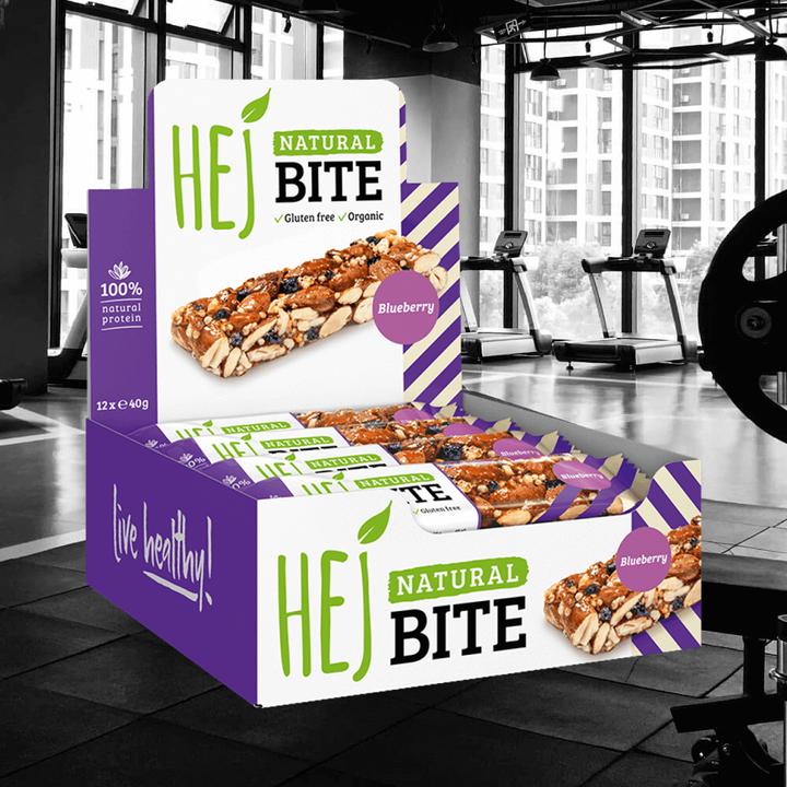 Image du produit HEJ Nutrition Natural Bite (12 x 40g) (Myrtille, 1 pcs, 480 g)