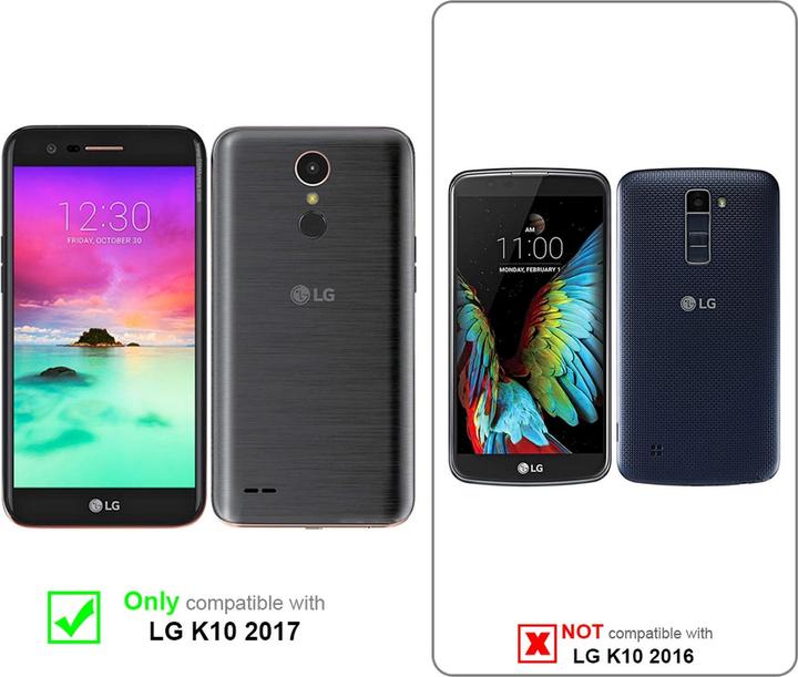 Actual product image Cadorabo Book Invisible Magnet Cover (LG K10)