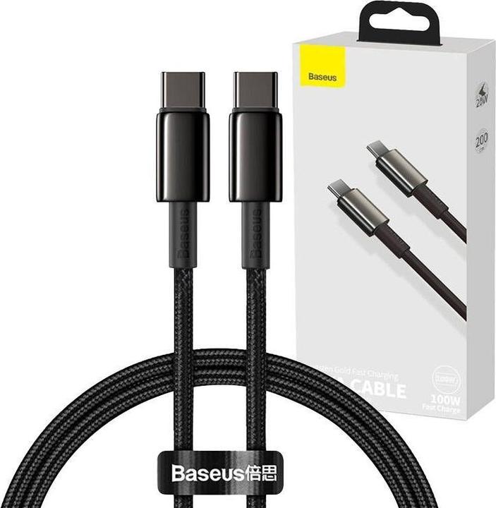 Image du produit Baseus USB C – USB C (2 m, USB 2.0, 100 W)