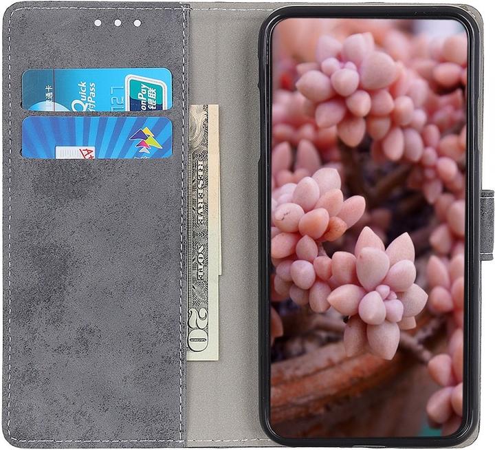 Immagine prodotto Cover-Discount Xiaomi Redmi Note 9 Pro - Custodia Vintage Suede Look Grey