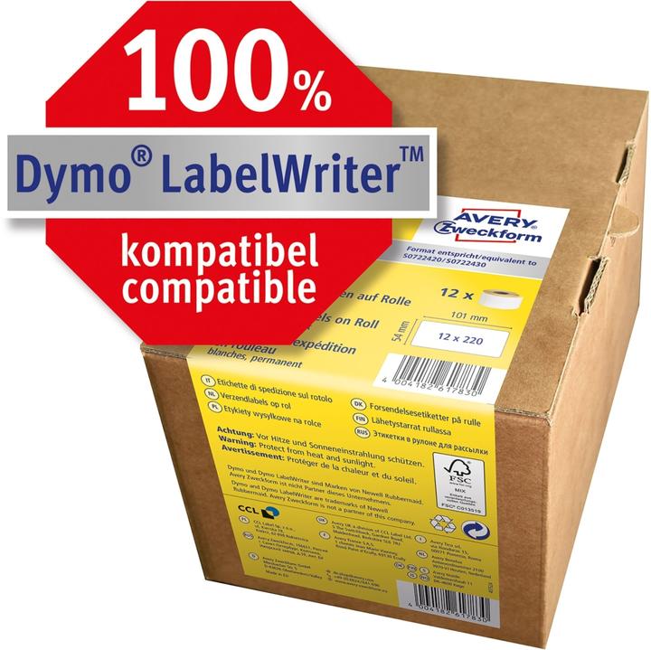 Immagine prodotto Avery Etichette indirizzo 101 x 54 mm carta 1 pz. permanente
