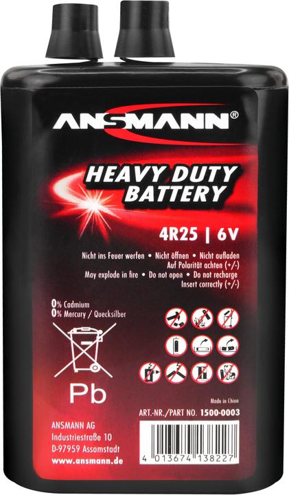 Actual product image Ansmann 4R25 Federkon (1 pcs., 4R25, 9000 mAh)