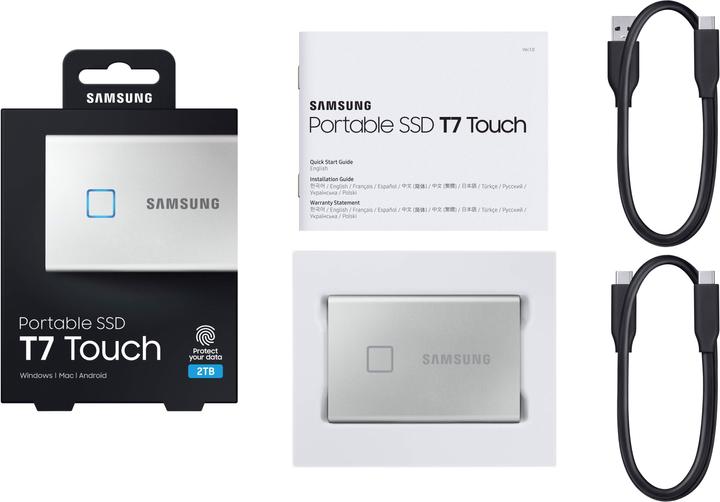 Actual product image Samsung Portable T7 Touch (500 GB)