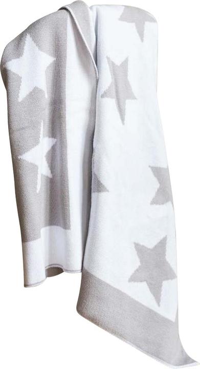 Immagine prodotto Love Kids Coperta per bambini, stelle, maglia (70 x 90 cm)