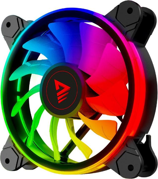 Actual product image Savio Wentylator FAN-01 4-pack 120mm ARGB wraz kontrolerem oraz pilotem (120 mm, 1 x)