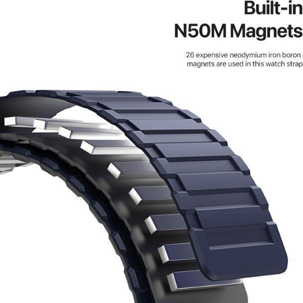 Actual product image Dux Ducis KJ bracelet (42 mm, 44 mm, 45 mm, 49 mm, Silicone, Magnet)