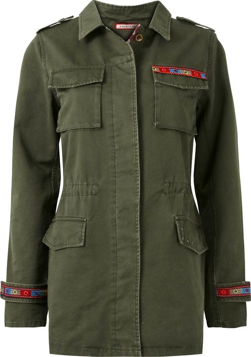 Joe Browns Embroidered Oversized Khaki Jacket