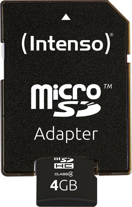 Produktbild Intenso Flash (4 GB, microSDHC)