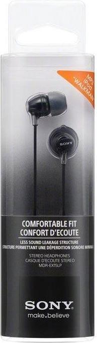 Actual product image Sony Mdr-Ex15lpb (No noise cancelling, Cable)