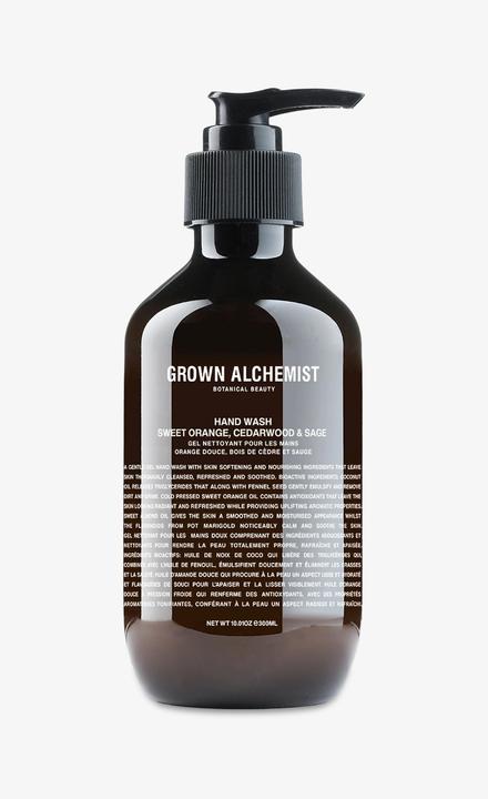 Actual product image Grown Alchemist GROWN Beauty - Hand Wash: Sweet Orange, Cedarwood & Sage (Liquid soap, 300 ml)