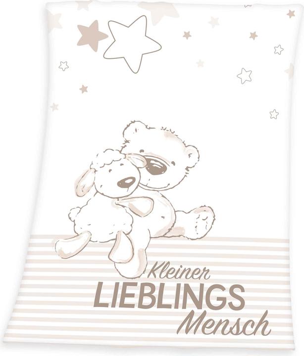 Herding Favorite man microfiber fleece blanket (75 x 100 cm)
