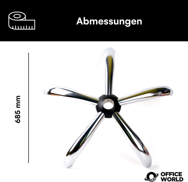 Produktbild OfficeWorld Range Fusskreuz fuer Buerostuhl